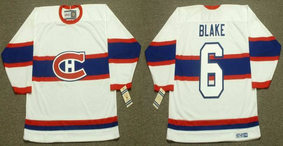 2019 Men Montreal Canadiens #6 Blake White CCM NHL jerseys